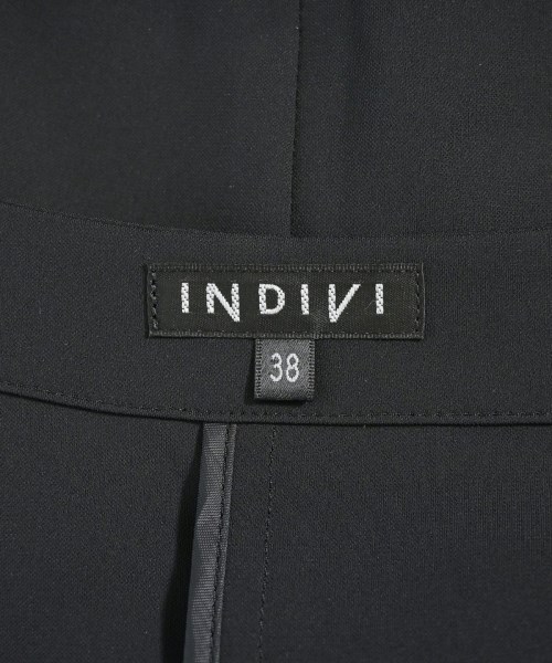 INDIVI（インディヴィ）ノーカラージャケット 黒 サイズ:38(M位) レディース/2200709993179
