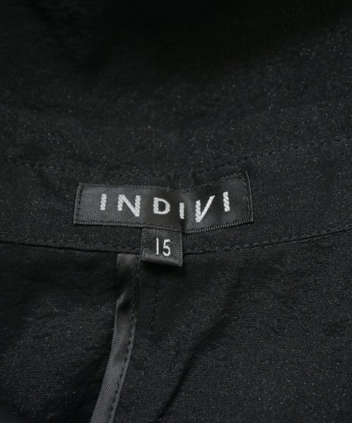 INDIVI（インディヴィ）カジュアルシャツ 黒 サイズ:15(XXL位) レディース/2200705728164