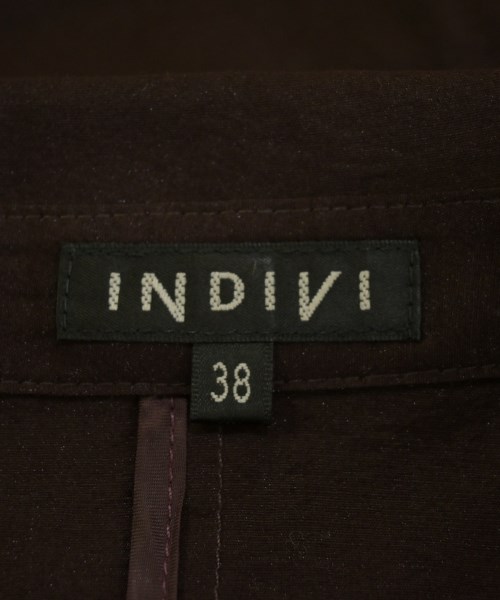 INDIVI（インディヴィ）カジュアルシャツ 茶 サイズ:38(M位) レディース/2200708007068
