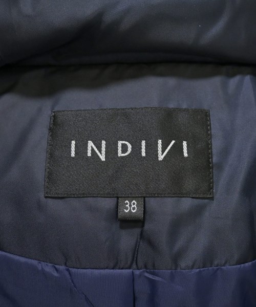 INDIVI（インディヴィ）ダウンコート 紺 サイズ:38(M位) レディース/2200659342010