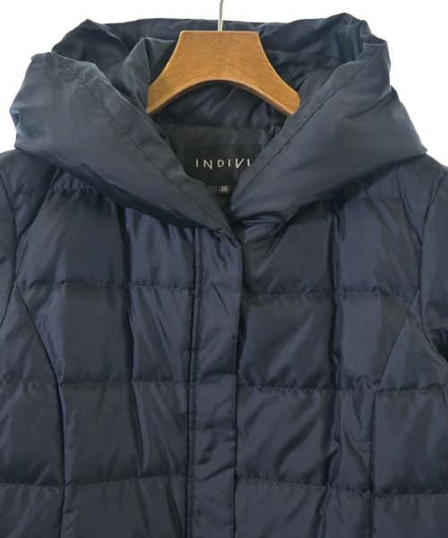 INDIVI（インディヴィ）ダウンコート 紺 サイズ:38(M位) レディース/2200659342010
