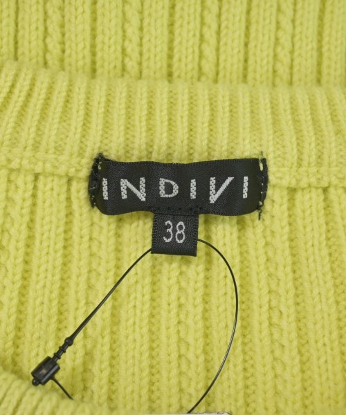 INDIVI（インディヴィ）ニット・セーター 黄 サイズ:38(M位) レディース/2200659342058