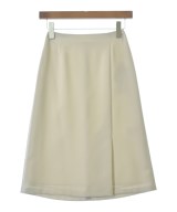 INDIVI（インディヴィ）ひざ丈スカート 白 サイズ:05(XS位) レディース/2200659647047