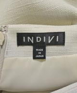 INDIVI（インディヴィ）ひざ丈スカート 白 サイズ:05(XS位) レディース/2200659647047