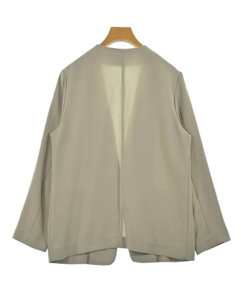 INDIVI（インディヴィ）ノーカラージャケット グレー サイズ:40(L位) レディース/2200659933119