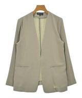 INDIVI（インディヴィ）ノーカラージャケット グレー サイズ:40(L位) レディース/2200659933119