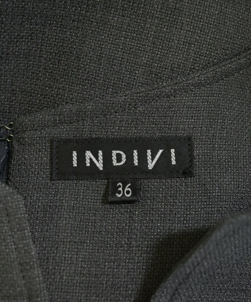 INDIVI（インディヴィ）オールインワン/サロペット グレー サイズ:36(S位) レディース/2200660387154