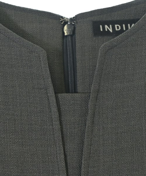 INDIVI（インディヴィ）オールインワン/サロペット グレー サイズ:36(S位) レディース/2200660387154