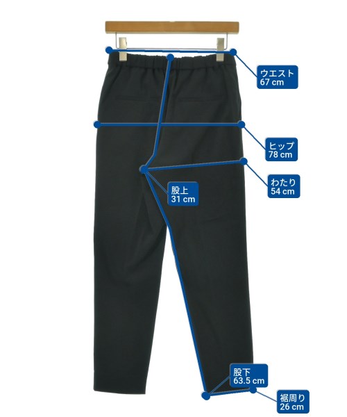INDIVI（インディヴィ）スラックス 黒 サイズ:38(M位) レディース/2200662982067