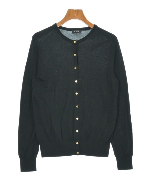 INDIVI(インディヴィ)カーディガン 黒 サイズ:38(M位)/2200662982081