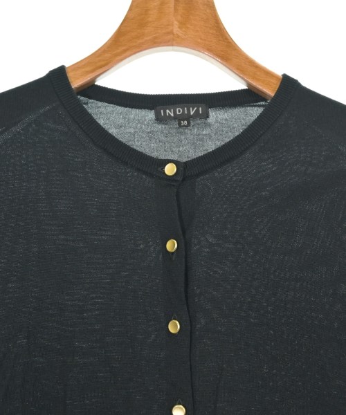 INDIVI（インディヴィ）カーディガン 黒 サイズ:38(M位) レディース/2200662982081