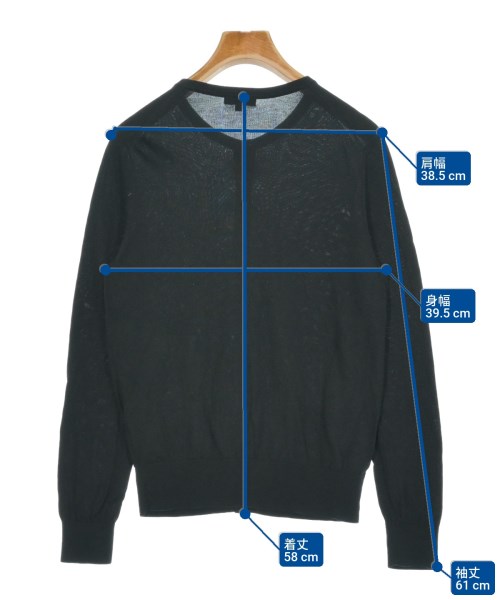 INDIVI（インディヴィ）カーディガン 黒 サイズ:38(M位) レディース/2200662982081