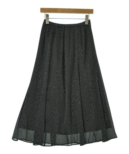 INDIVI(インディヴィ)ロング・マキシ丈スカート 黒 サイズ:36(S位)/2200661104057