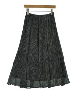 INDIVI（インディヴィ）ロング・マキシ丈スカート 黒 サイズ:36(S位) レディース/2200661104057