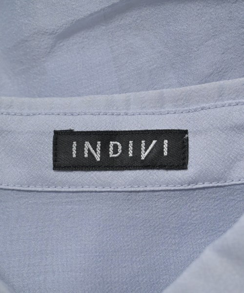 INDIVI（インディヴィ）カジュアルシャツ 青 サイズ:38(M位) レディース/2200661104071