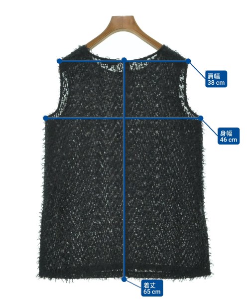 INDIVI（インディヴィ）ベスト グレー サイズ:38(M位) レディース/2200661104088