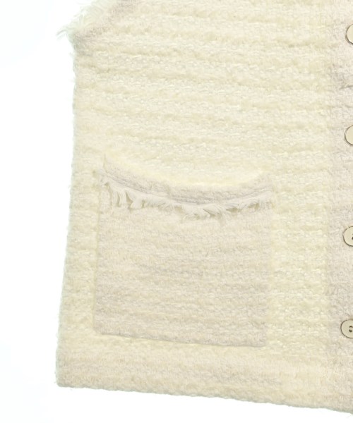 INDIVI（インディヴィ）ベスト 白 サイズ:38(M位) レディース/2200661104118