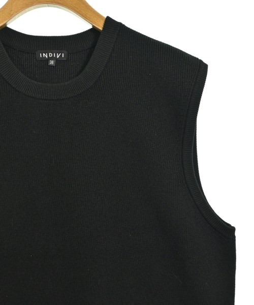 INDIVI（インディヴィ）ベスト/ノースリーブ 黒 サイズ:38(M位) レディース/2200661104132