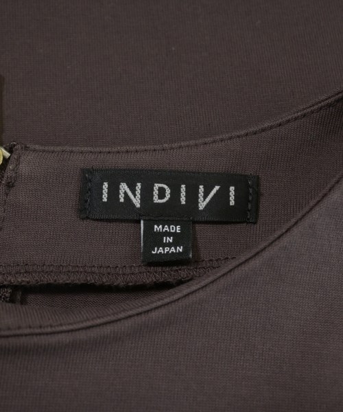 INDIVI（インディヴィ）Tシャツ・カットソー 茶 サイズ:38(M位) レディース/2200661104170