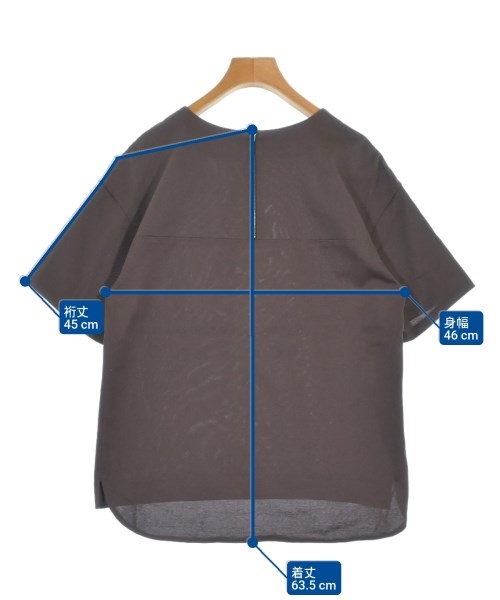 INDIVI（インディヴィ）Tシャツ・カットソー 茶 サイズ:38(M位) レディース/2200661104170