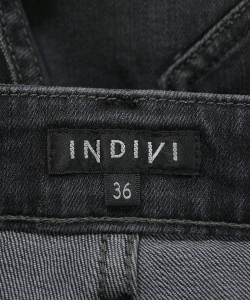 INDIVI（インディヴィ）デニムパンツ 黒 サイズ:36(S位) レディース/2200661650059