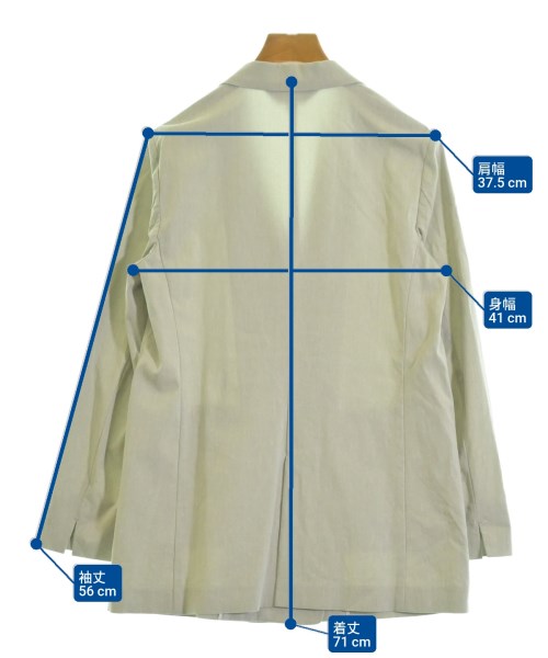 INDIVI（インディヴィ）カジュアルジャケット グレー サイズ:36(S位) レディース/2200663429011