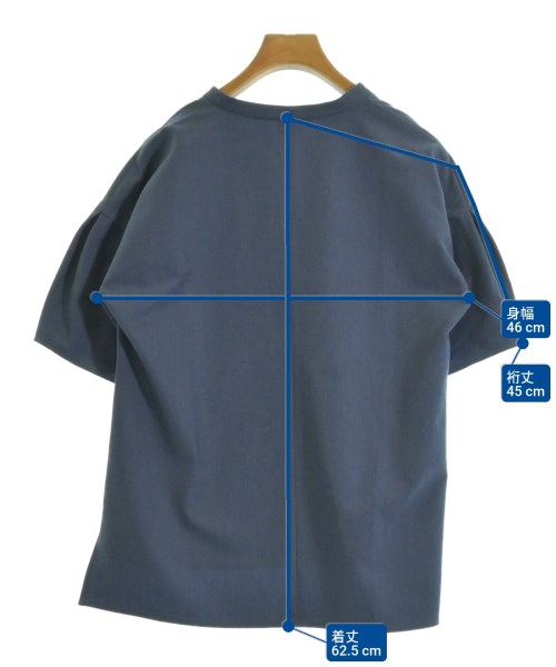 INDIVI（インディヴィ）ブラウス 青 サイズ:34(XS位) レディース/2200663429035