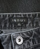 INDIVI（インディヴィ）デニムパンツ 黒 サイズ:40(L位) レディース/2200664877033