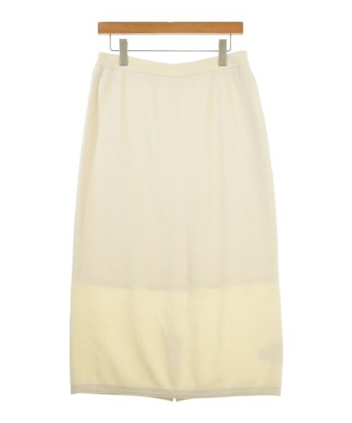 INDIVI(インディヴィ)ロング・マキシ丈スカート 白 サイズ:13(XL位)/2200664807047