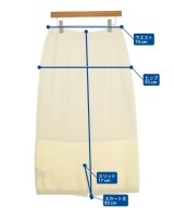 INDIVI（インディヴィ）ロング・マキシ丈スカート 白 サイズ:13(XL位) レディース/2200664807047