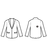 INDIVI（インディヴィ）ノーカラージャケット グレー サイズ:38(M位) レディース/2200666865021