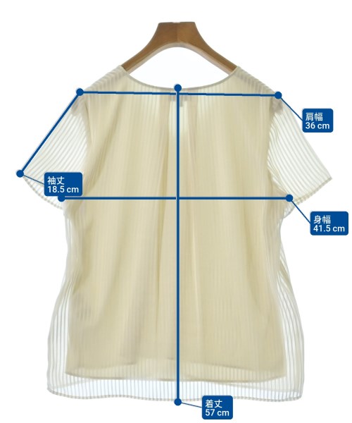 INDIVI（インディヴィ）ブラウス 白 サイズ:05(XS位) レディース/2200665159060