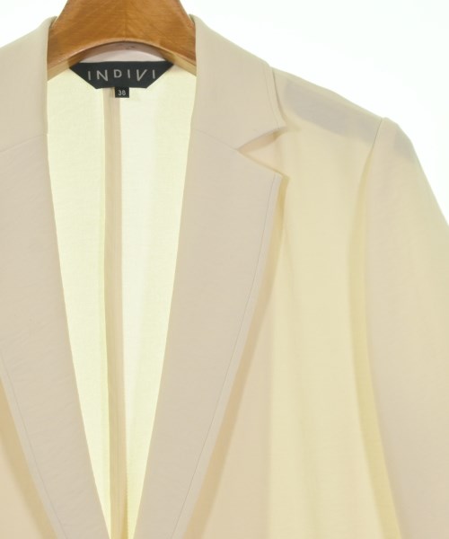 INDIVI（インディヴィ）テーラードジャケット 白 サイズ:38(M位) レディース/2200666083012