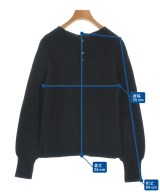 INDIVI（インディヴィ）ニット・セーター 黒 サイズ:34(XS位) レディース/2200666010049