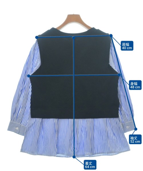 INDIVI（インディヴィ）ニット・セーター 紺 サイズ:38(M位) レディース/2200666177209