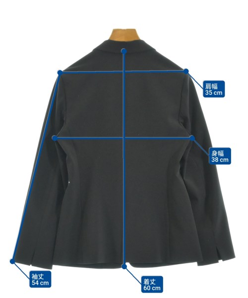 INDIVI（インディヴィ）テーラードジャケット 黒 サイズ:05(XS位) レディース/2200668656016