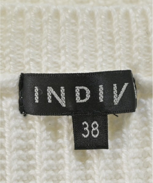 INDIVI（インディヴィ）ニット・セーター 白 サイズ:38(M位) レディース/2200661241028