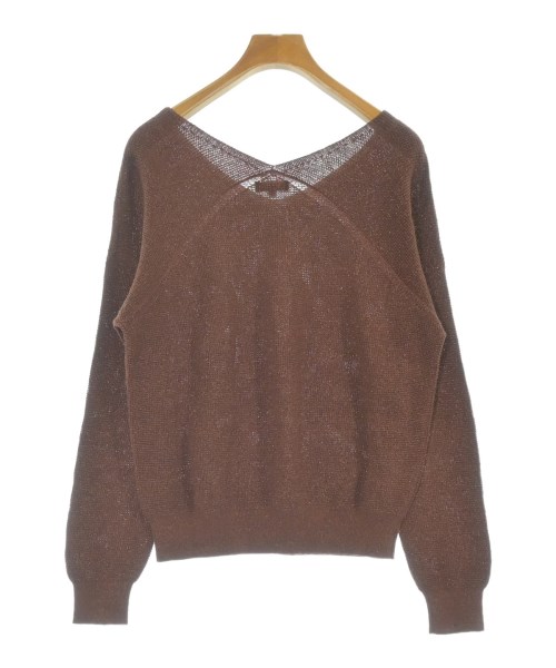 INDIVI（インディヴィ）ニット・セーター 茶 サイズ:38(M位) レディース/2200667664043