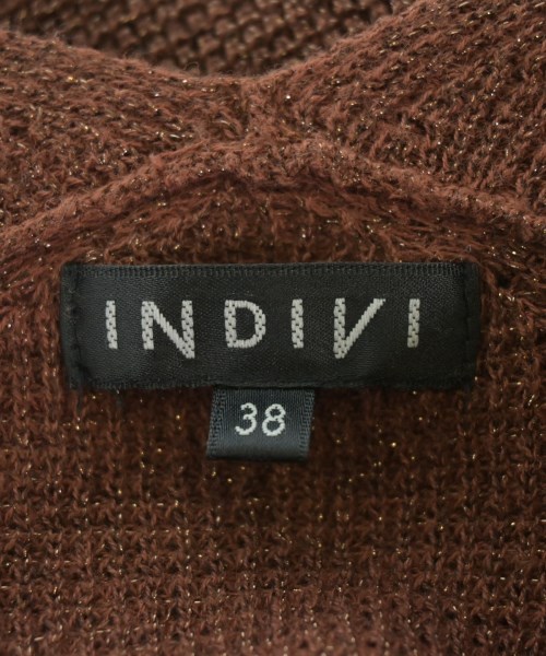 INDIVI（インディヴィ）ニット・セーター 茶 サイズ:38(M位) レディース/2200667664043