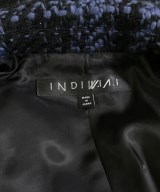 INDIVI（インディヴィ）ピーコート 青 サイズ:36(S位) レディース/2200668571012