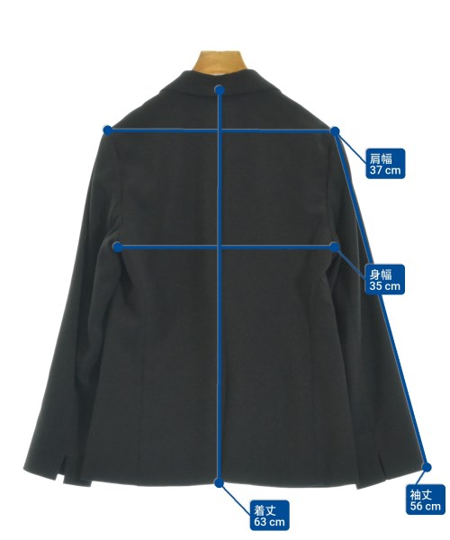 INDIVI（インディヴィ）テーラードジャケット 黒 サイズ:36(S位) レディース/2200669545012