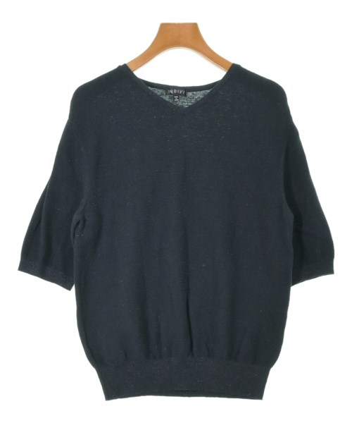 INDIVI(インディヴィ)ニット・セーター 紺 サイズ:38(M位)/2200663668076