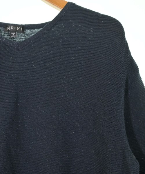 INDIVI（インディヴィ）ニット・セーター 紺 サイズ:38(M位) レディース/2200663668076