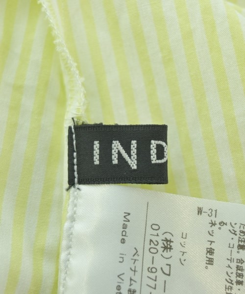 INDIVI（インディヴィ）カジュアルシャツ 緑 サイズ:38(M位) レディース/2200663668229