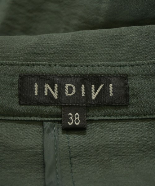 INDIVI（インディヴィ）カジュアルシャツ 緑 サイズ:38(M位) レディース/2200663668243
