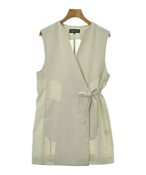 INDIVI(インディヴィ)ベスト 白 サイズ:38(M位)/2200667788039