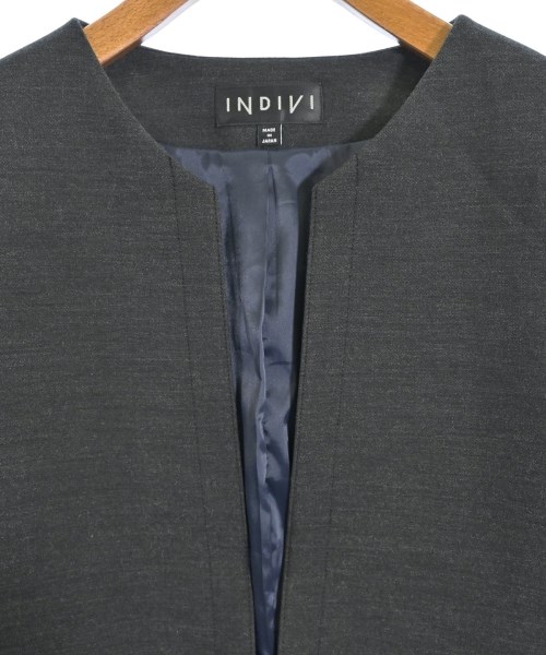 INDIVI（インディヴィ）ジャケット グレー サイズ:38(M位) レディース/2200669003017