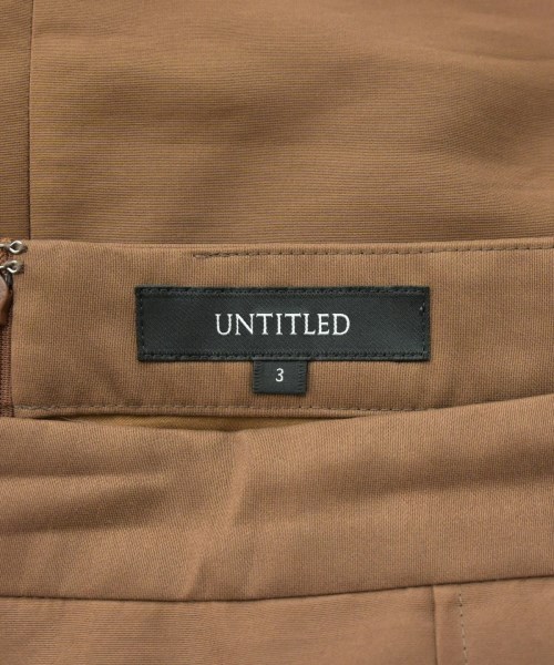 UNTITLED（アンタイトル）ロング・マキシ丈スカート 茶 サイズ:3(L位) レディース/2200669003055