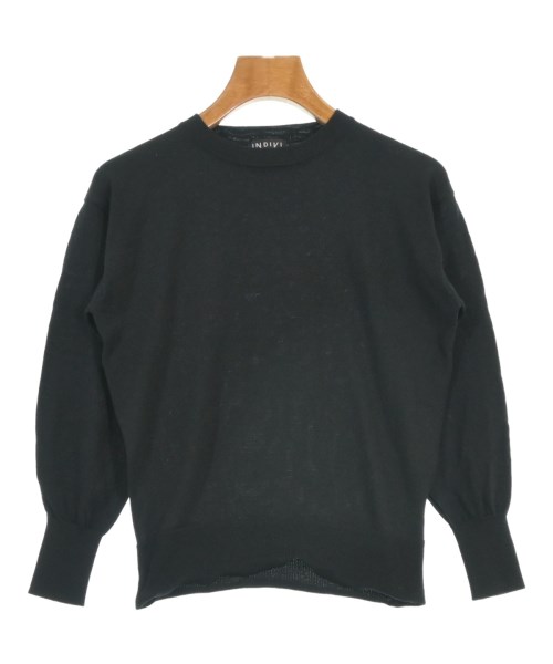 INDIVI(インディヴィ)ニット・セーター 黒 サイズ:05(XS位)/2200668722032