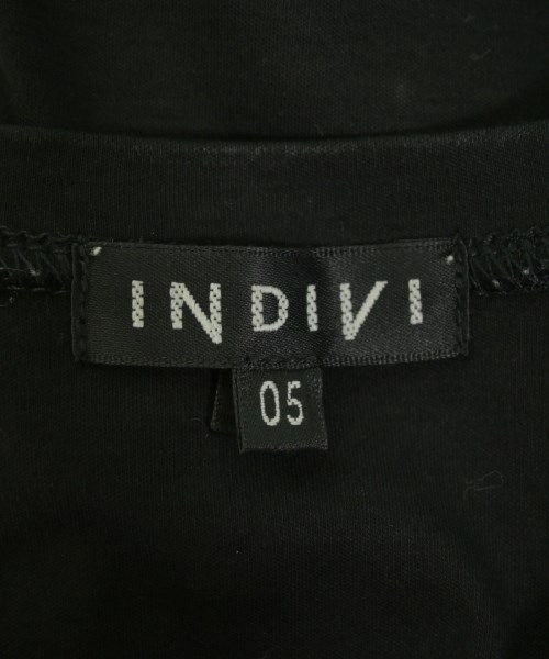 INDIVI（インディヴィ）Tシャツ・カットソー 黒 サイズ:05(XS位) レディース/2200723095088